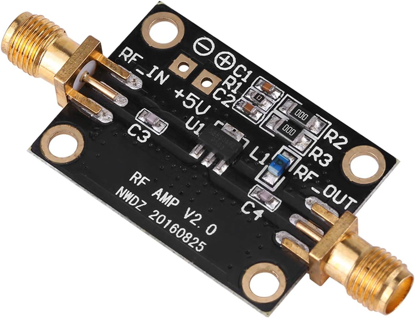 Wideband 0.01-4GHZ 21DB Low Noise Amplifier Module for HAM Radio RTL SDR LNA image number 2