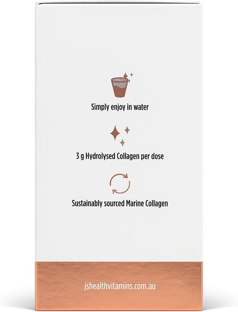 Jshealth Vitamins Vitality X + Collagen - Beauty Powder Supplement Sachets with Aloe Vera Silica and Vitamins C & E to Nourish Hair Skin and Nails (30 Sachets) image number 4