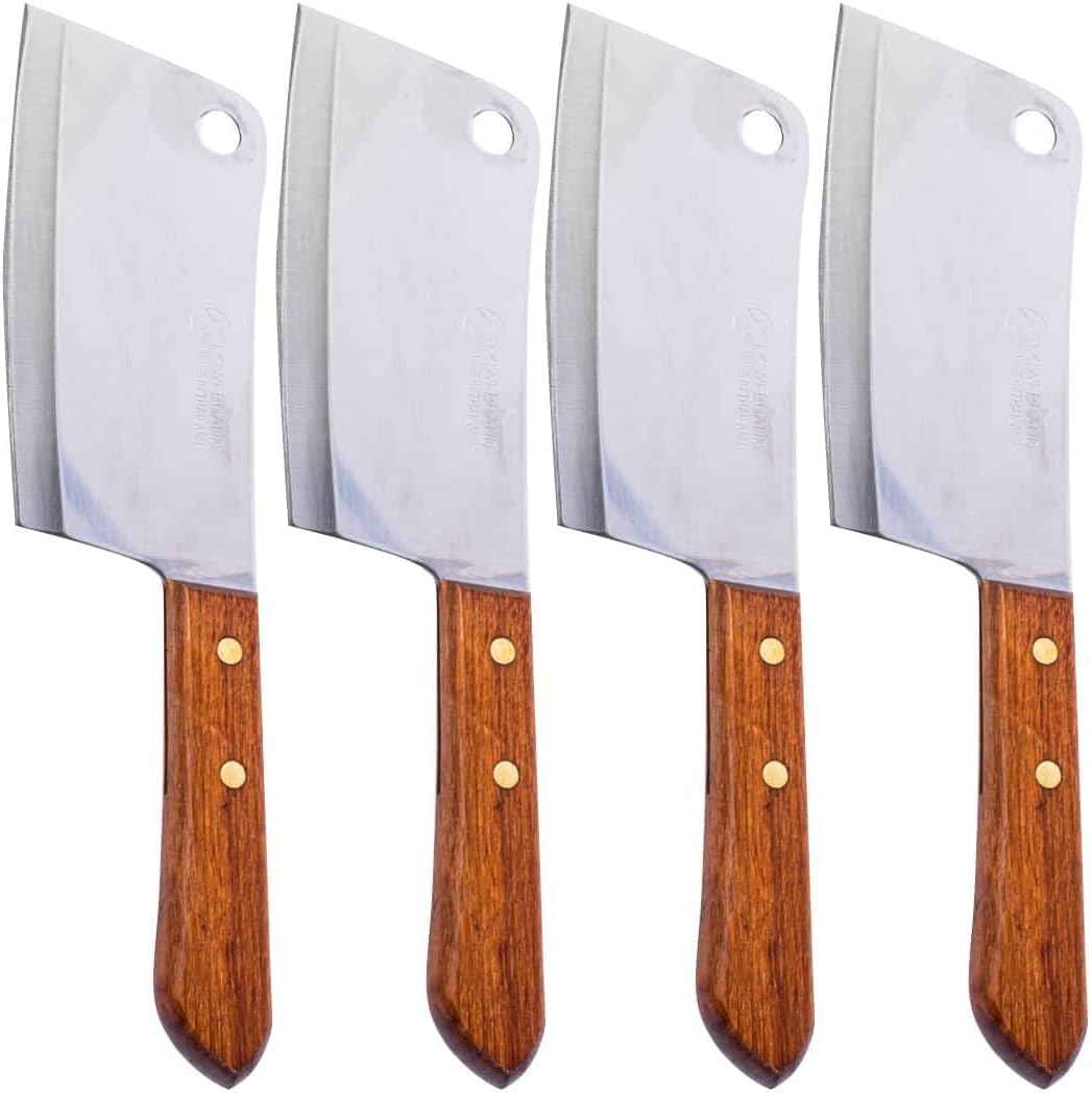 Kiwi No.830 Cleaver Knife with Wood Handle image number 4