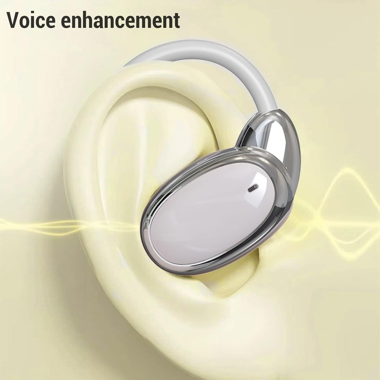 Luocute AI Wireless Stereo Translation Earbuds for Business Translate Travel with 150 Languages, Touch Control Online Simultaneous 5.4 Language Translator Earbuds Ear Hook image number 4