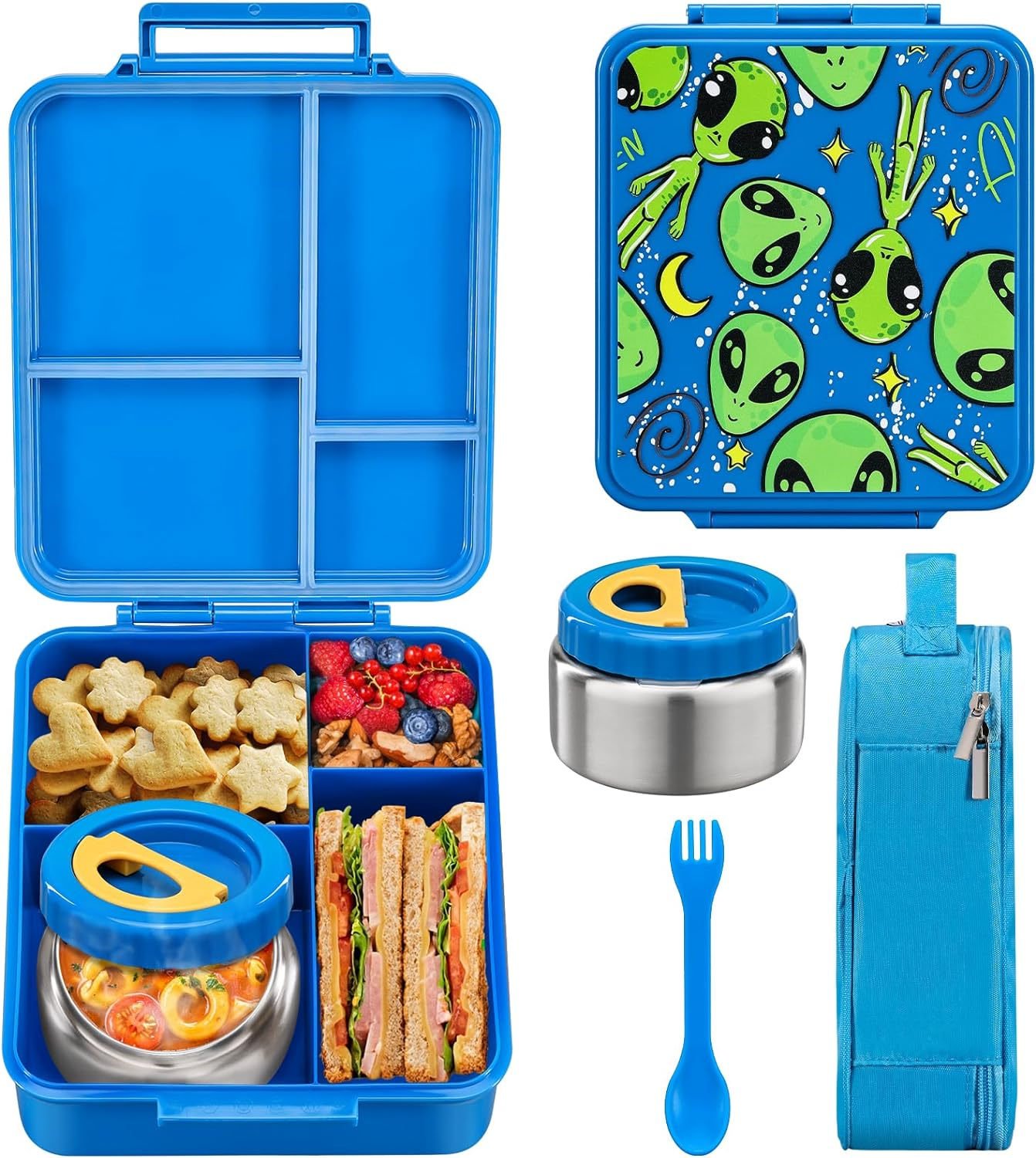 MAISON HUIS 8Oz Soup Thermo Wide Mouth Vacuum Insulated Thermo Food Jar, Leak Proof Stainless Steel Food Thermo for Hot&Cold Food Kids Food Lunch Soup Container for School Travel(Purple)