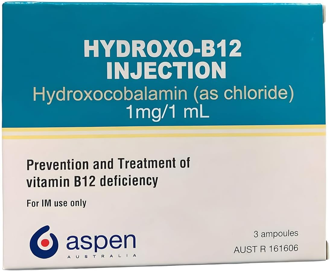 Hydroxocobalamin Injection X 3 Ampoules (Generic for NEO-B12)