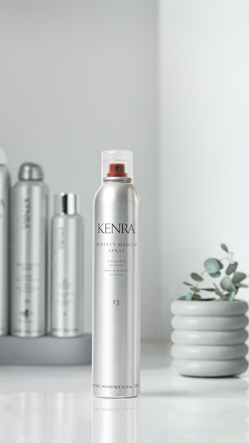 Kenra Professional Perfect Medium Spray 13 50% | Provides Styling Control without Stiffness | Medium Hold | Fast-Drying Formulation | High Shine Finish | All Hair Types | 10 Oz image number 2