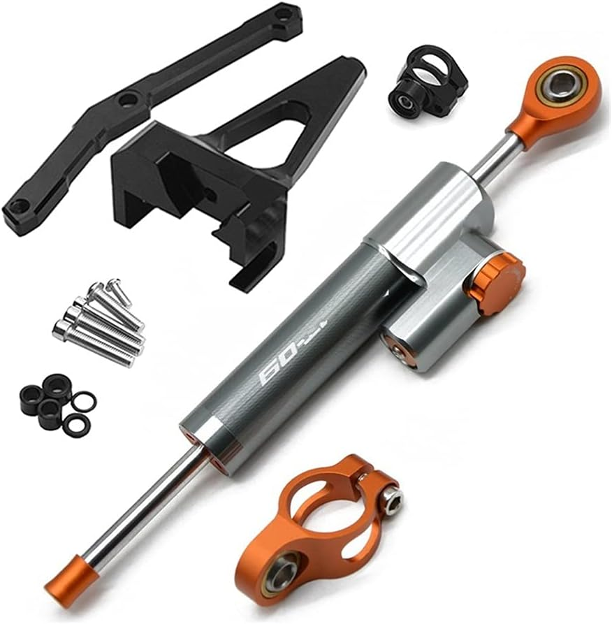 Motorcycle Steering Stabilizer for MT-09 for MT09 for MT for FZ 09 FZ09 FZ-09 2013-2020 Motorcycle Steering Stabilize Damper Bracket Mount Shock Damper (Color : H) image number 1