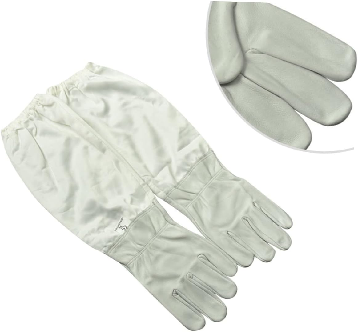 BESPORTBLE 1 Pair Sheepskin Gloves Beekeeping Accessories Bee Keeper Gloves XXL Beekeeping Gloves Apiculture Gloves Beekeeping Protective Gear Beekeeper Supplies Large Equipment image number 6