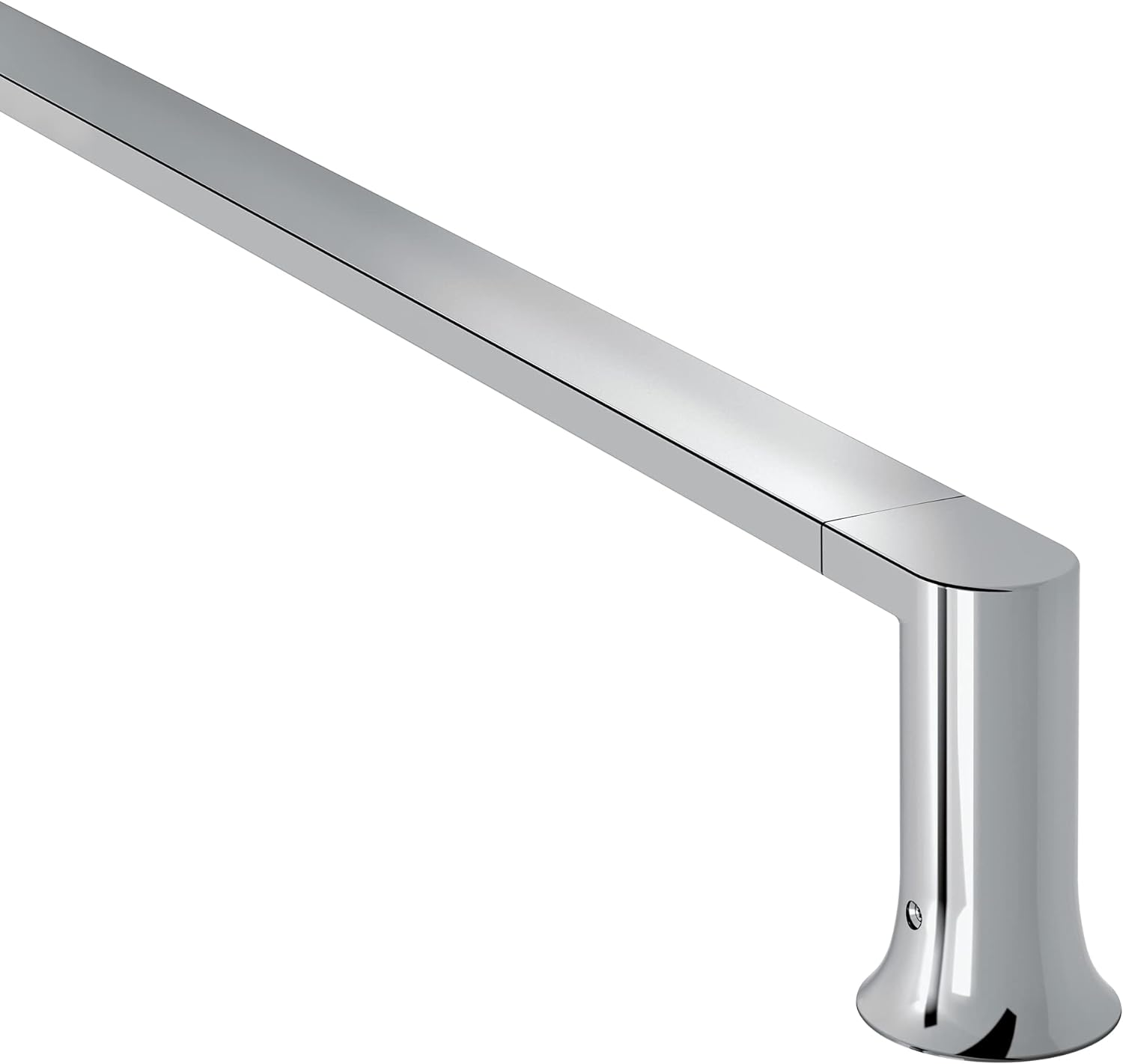 Moen Genta LX Chrome Modern 18-Inch Single Kitchen or Bathroom Towel Bar, BH3818CH