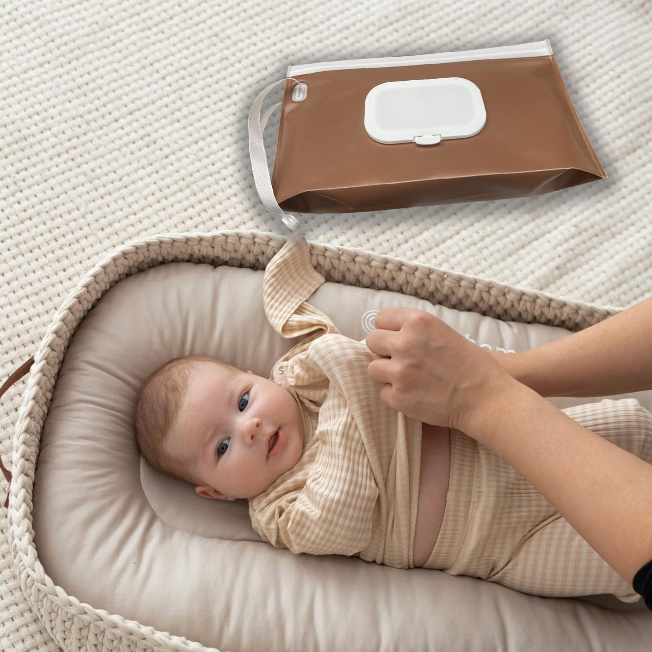 3Pcs Wet Wipe Pouch Wipe Dispenser, Travel Wipes Case Refillable Wet Wipe Bag Travel Wipes Dispenser Wipe Pouches,Portable Refillable Wipe Holder Wipes Container Travel Wipes Case image number 5