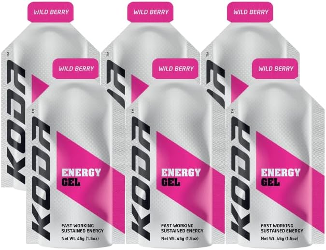 KODA Energy Gel, Smooth Consistency, Fast Acting Energy Boost, (Cola, Pack of 6) - Cola image number 5