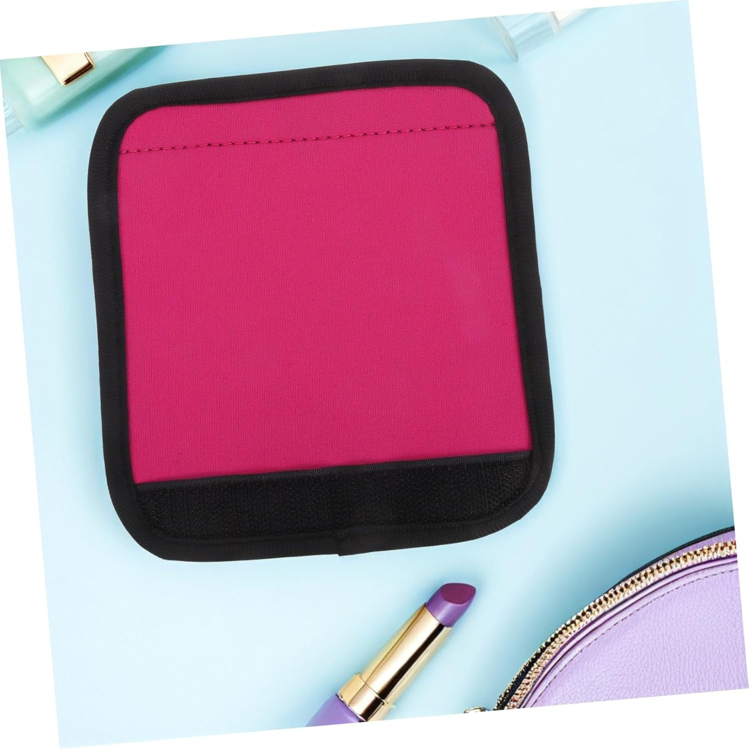 HEALEEP Luggage Handle Wraps Hand Protectors Soft Suitcase Handle Covers Travel Accessories Pink Comfortable Grip for Suitcases image number 3