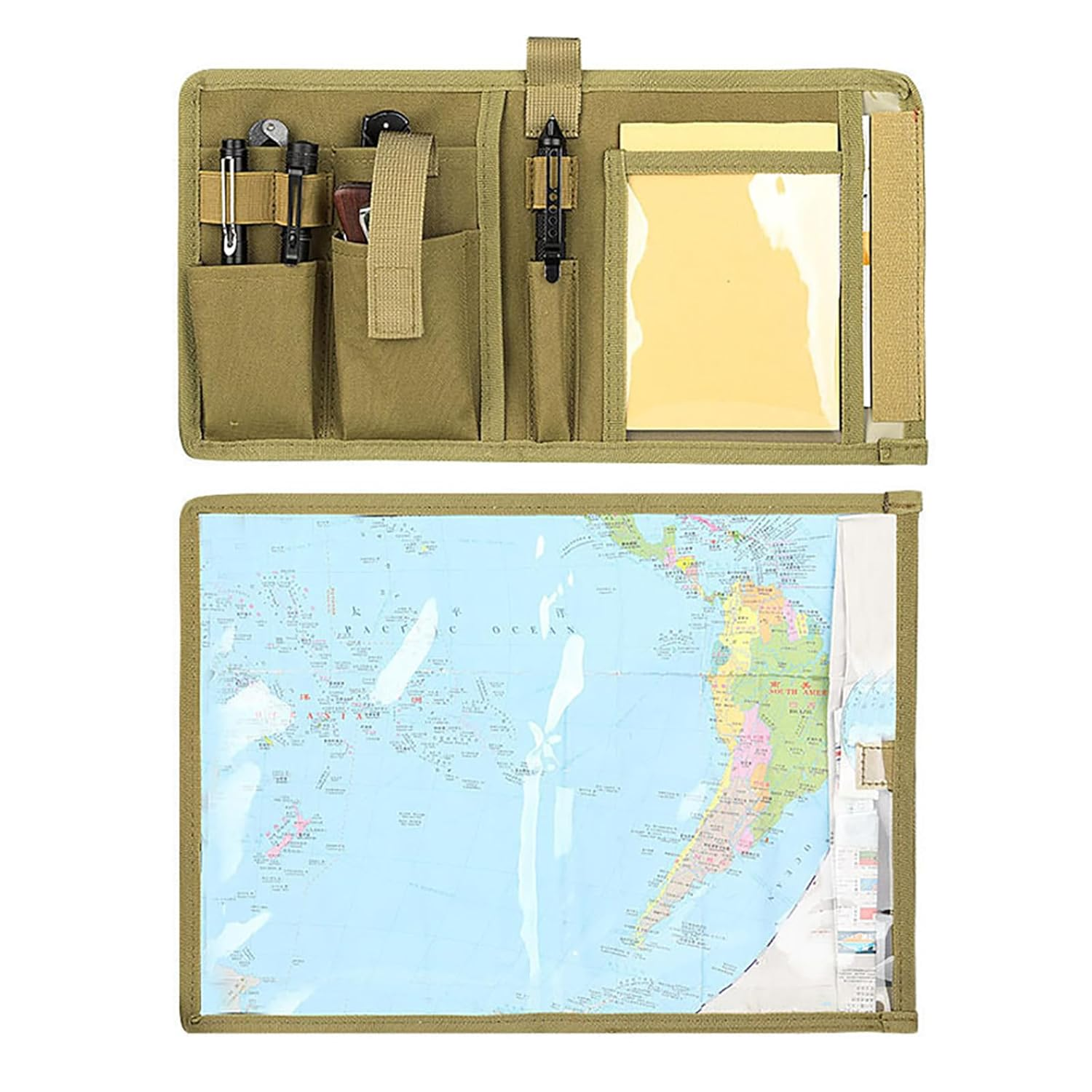 Map Case,Tactical Notebook,Waterproof Map Case for Hiking, Tactical, Outdoor Activities, CP, Tactical Outdoor Activities (Map Case) image number 5