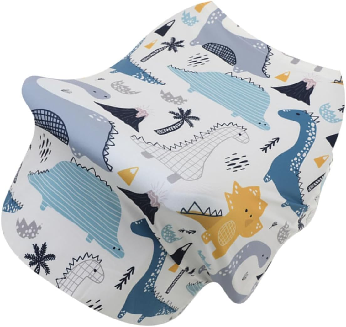 Multifunctional Cotton Nursing Cover Stroller Shield Breathable Anti-Exposure Breastfeeding Cloak Scarf for Outdoor Travel and Care image number 1