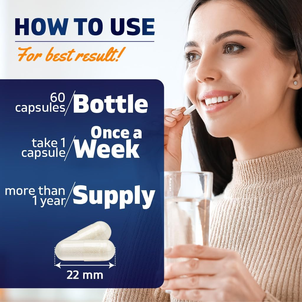 3 Pack -Vitamatic Vitamin D3 50,000 IU (As Cholecalciferol), Once Weekly Dose, 1250 Mcg, 60 Veggie Capsules 1 Year Supply, Progressive Formula Helping Vitamin D Deficiencies image number 4