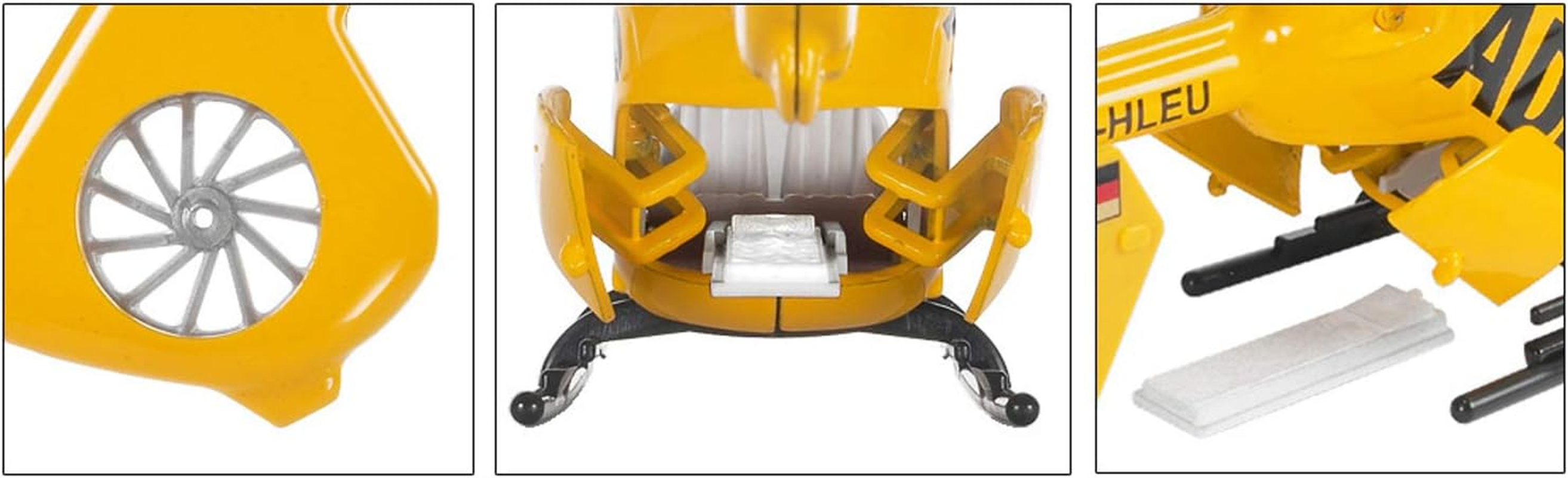 Siku 2548 Super Pick-Up with Trailer and Snowmobile, Green/Yellow image number 1