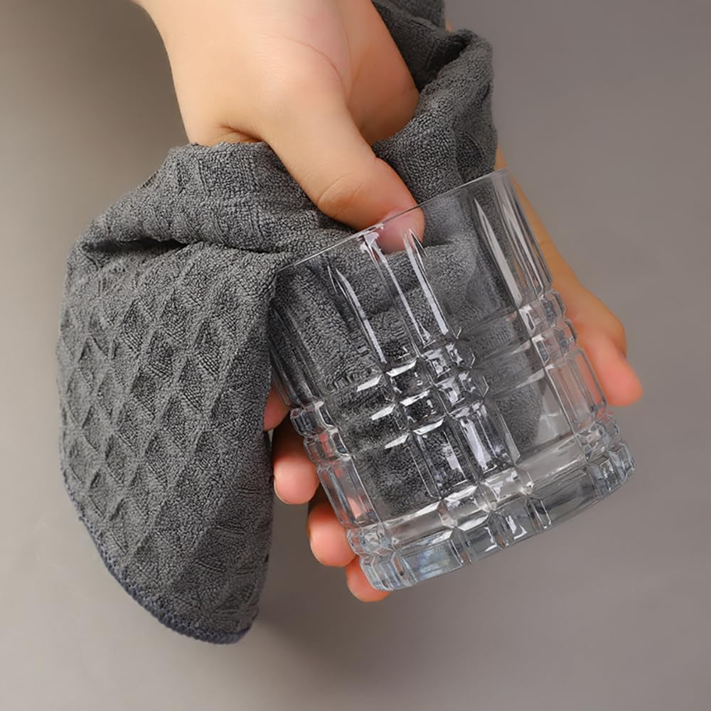 Tongke Microfiber Barista Towels, 5 Pack 30X30Cm Cleaning Towels for Espresso Machines, Steam Wands & Countertops Essential Coffee Bar Accessories