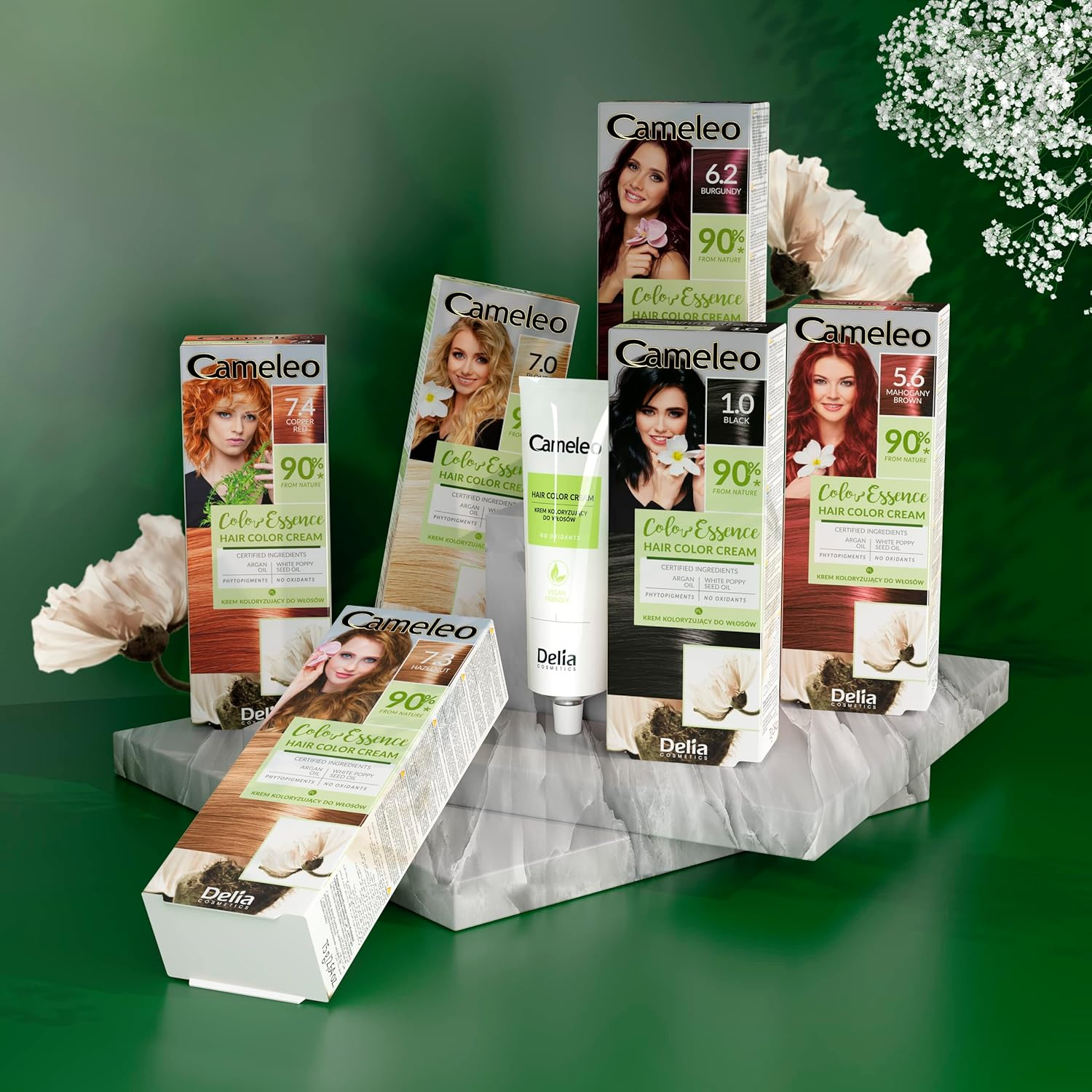 Cameleo - Colour Essence - Colour Cream - Ore - Colouring "Tone in Tone" - Effect up to 8 Washes - Natural, Deep Colour - Colour Refreshing - Care - White Poppy and Argan Oil - 75 G - Blonde image number 6