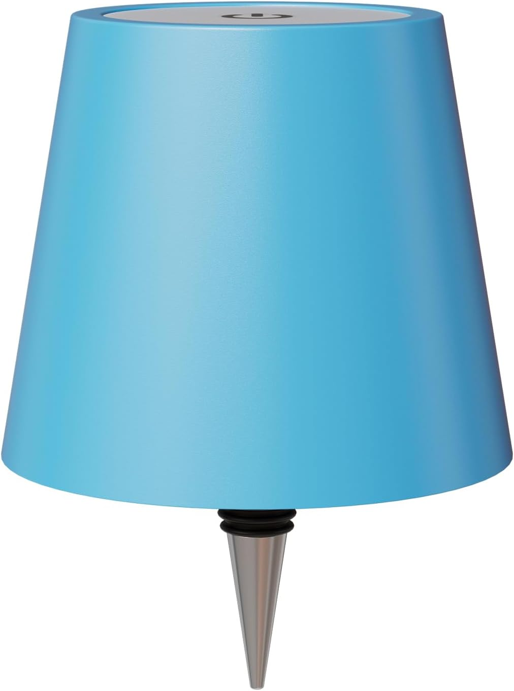 Nulmvic 2 Pack Wireless Bottle Lamp Shade - Portable LED Wine Bottle Lamp with Stopper, 3 Color Stepless Dimming Rechargeable Touch Wine Bottle Lights for Any Liquor Bottle Bars Restaurants-White