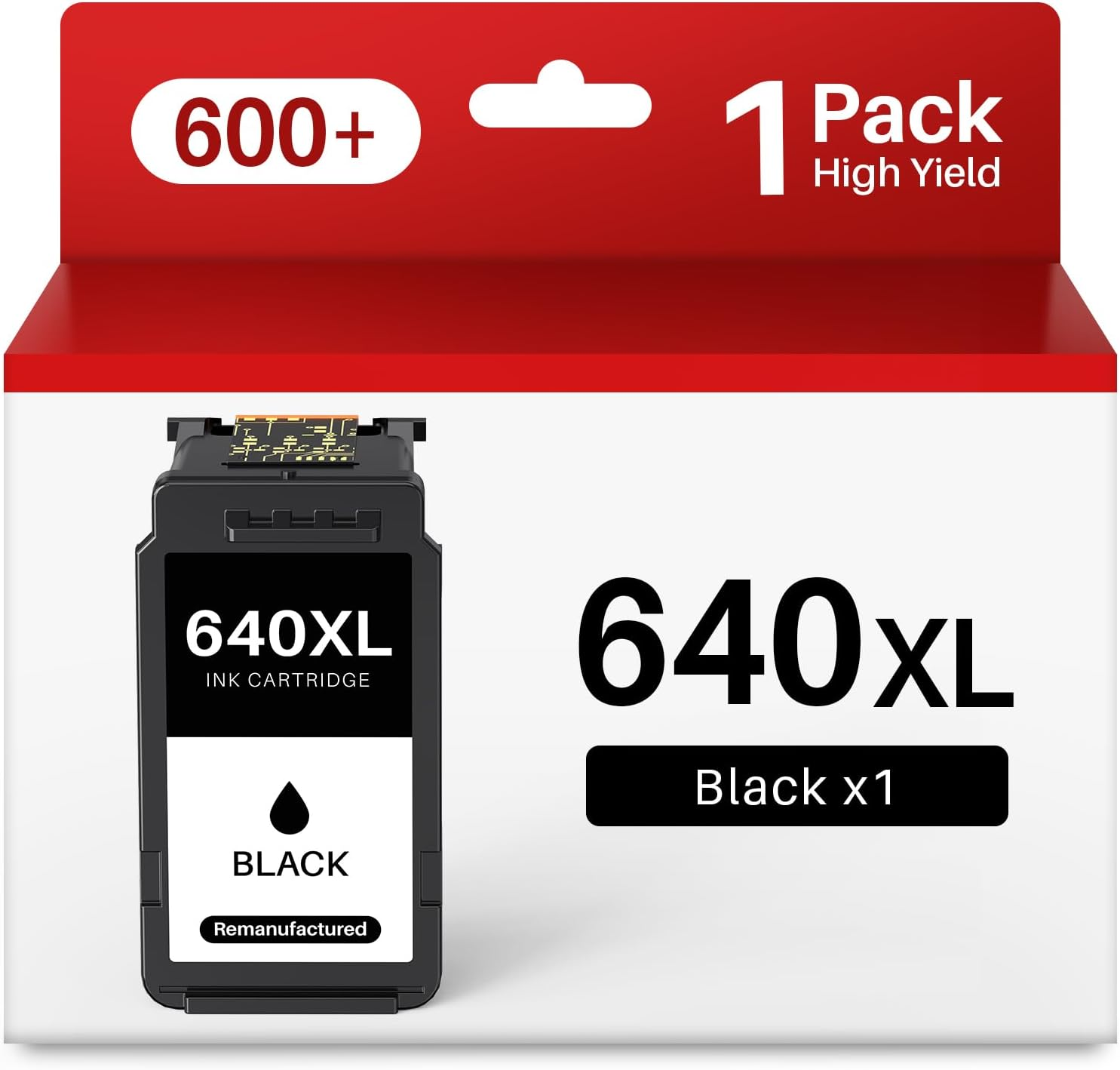 640XL PG640XL Black Ink Cartridge Replacement for 640XL Ink Compatible for MG2160 MG2260 MG3160 MG3260 MG3560 MG3660 MG4160 MG4260 MX376 MX396 MX436 MX456 MX476 MX516 MX526 (1 Black) image number 1
