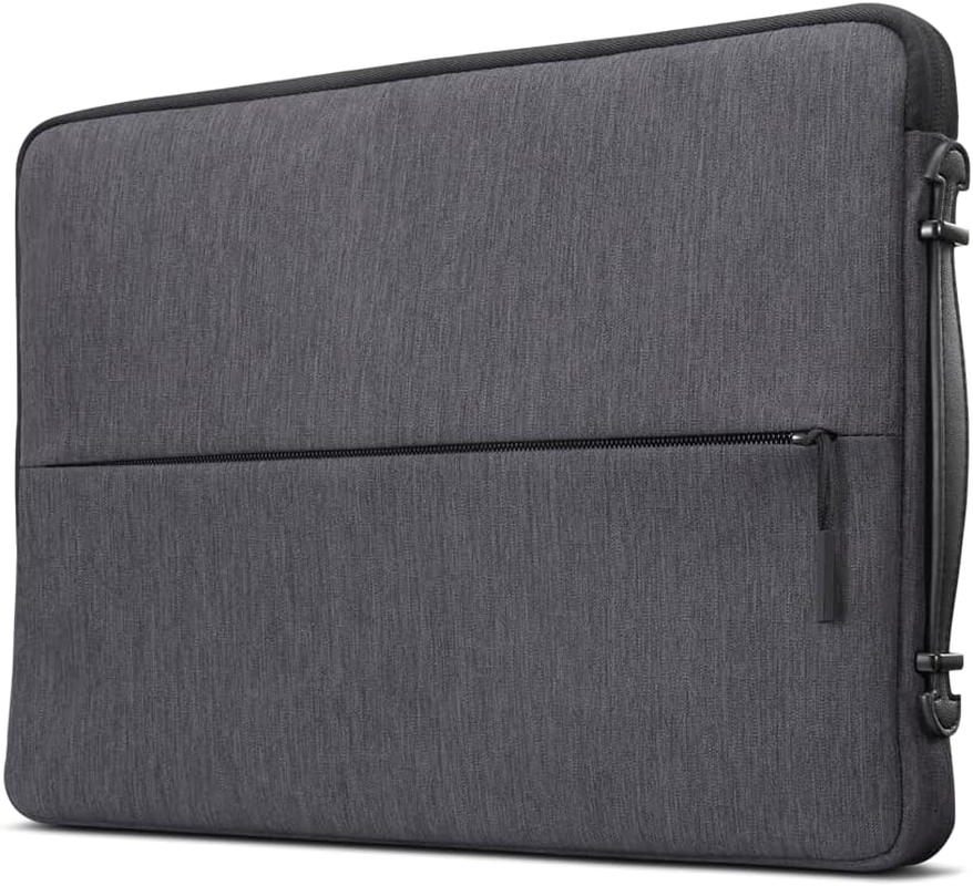Lenovo Urban Laptop Sleeve 15.6 Inch for Laptop/Notebook/Tablet Compatible with Macbook Air/Pro Water Resistant - Charcoal Grey