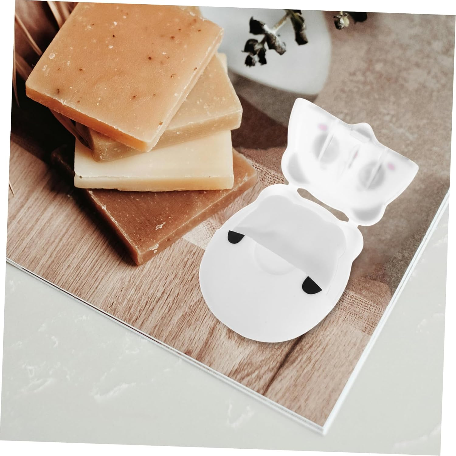 Abaodam Travel Portable Paper Soap Sheets Disposable Hand Soap Sheets Compact Portable for Students Outdoor Hiking image number 2