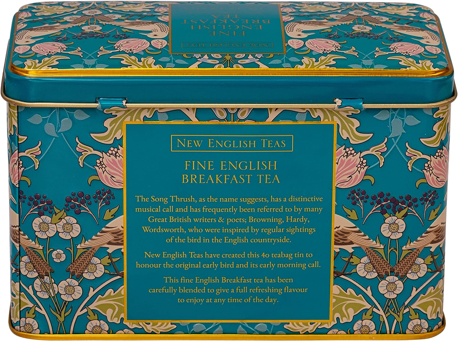 Black Thrush and Berry English Breakfast Tea Bags with 40 Tea Cans image number 2