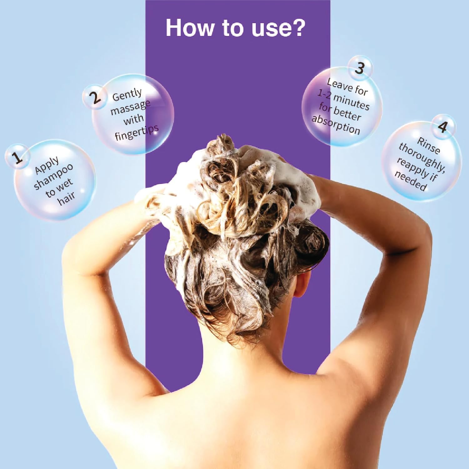 Ayouthveda Healthy Hair Shampoo, Conditioners & Cleansers, Prevents Hair Breakage, Fights Dandruff, Paraben & Sulphate Free, 200 Ml image number 1