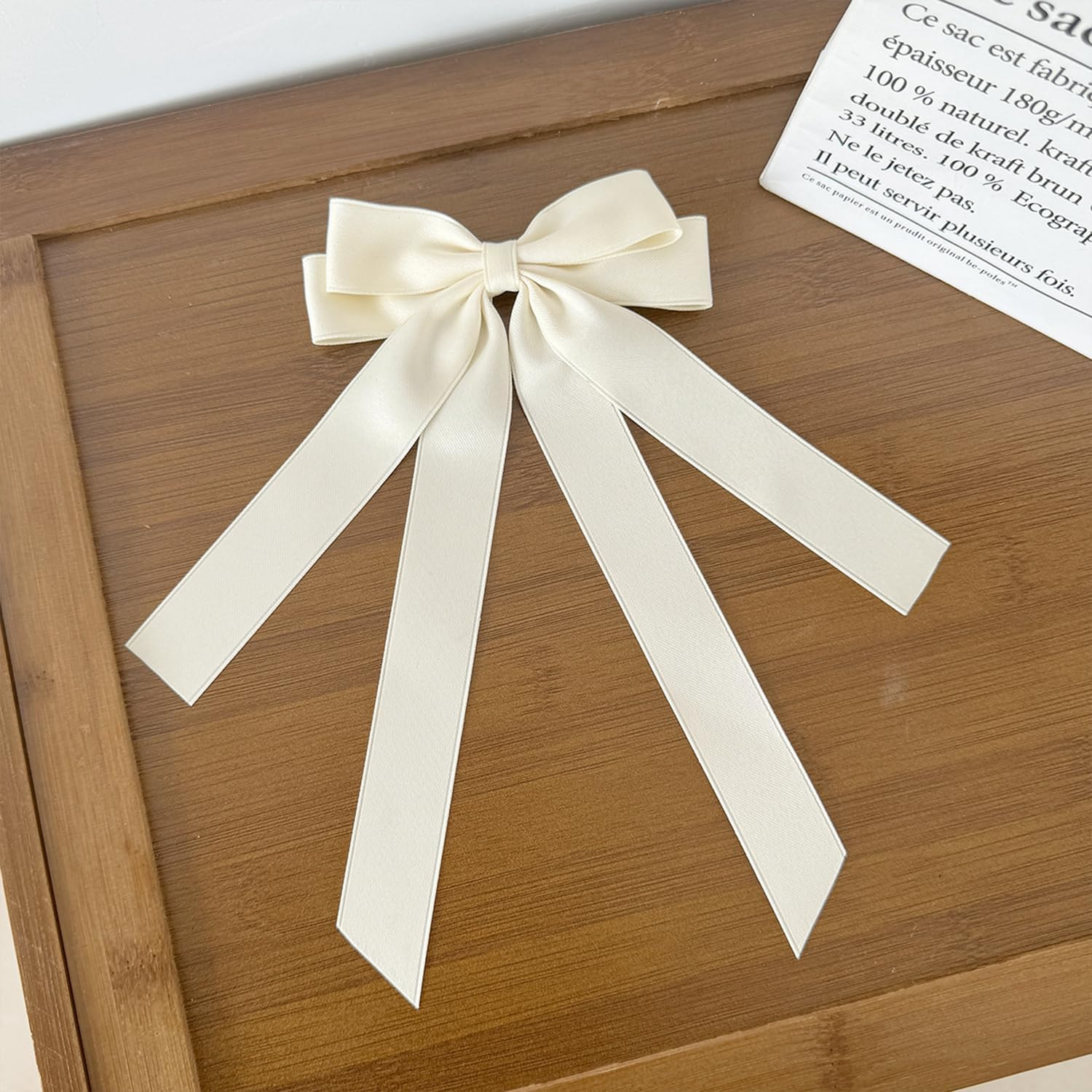 3 Double Layer Streamer Sheets, Simple Hair Pins, Cute and Cute Butterfly Clips, Hairstyle Decorations. image number 3