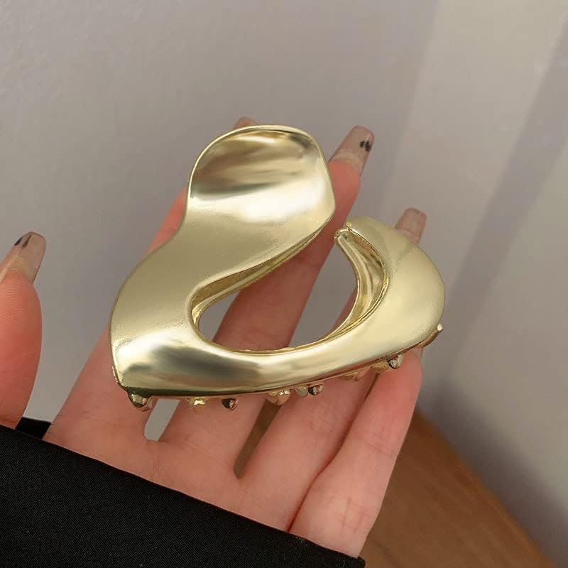 Hair Clips Hair Accessories for Women Girls Elegant Silver Hair Clips Hair Pins Fashion Hair Accessories for Party Wedding Everyday (Gold Shine) image number 1