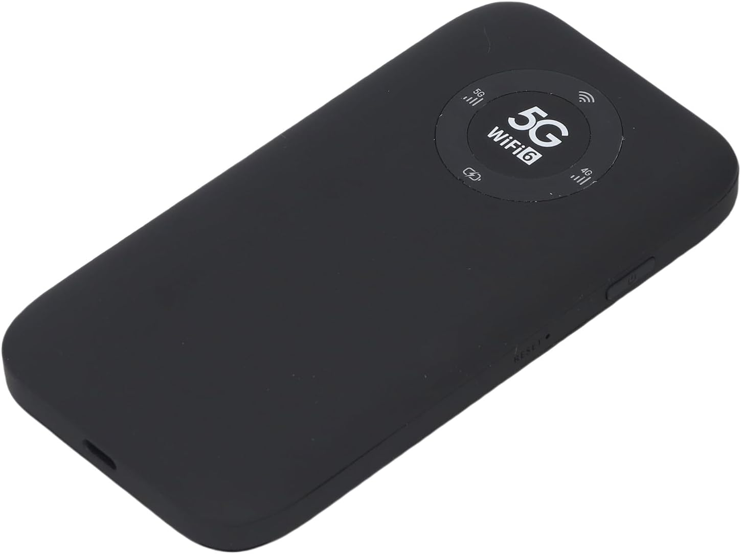 Wifi Mobile Hotspot, 16 Users 2.4Ghz 5.8Ghz Dual Bands 5G Mobile Wireless Router with 7100Mah Battery for Travel (Black)