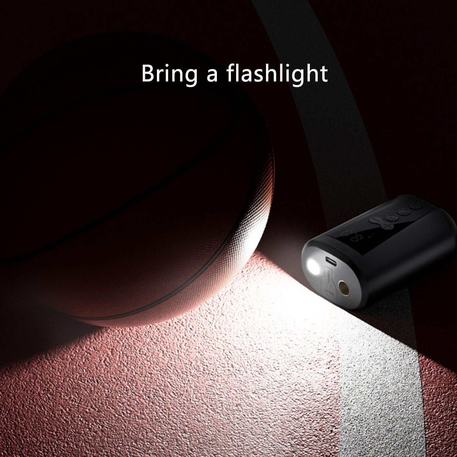 Ball Pump, Electric Basketball Pump Inflation and Deflation, with 2200 Mah Rechargeable Battery, Air Pump for All Sports Balls image number 1