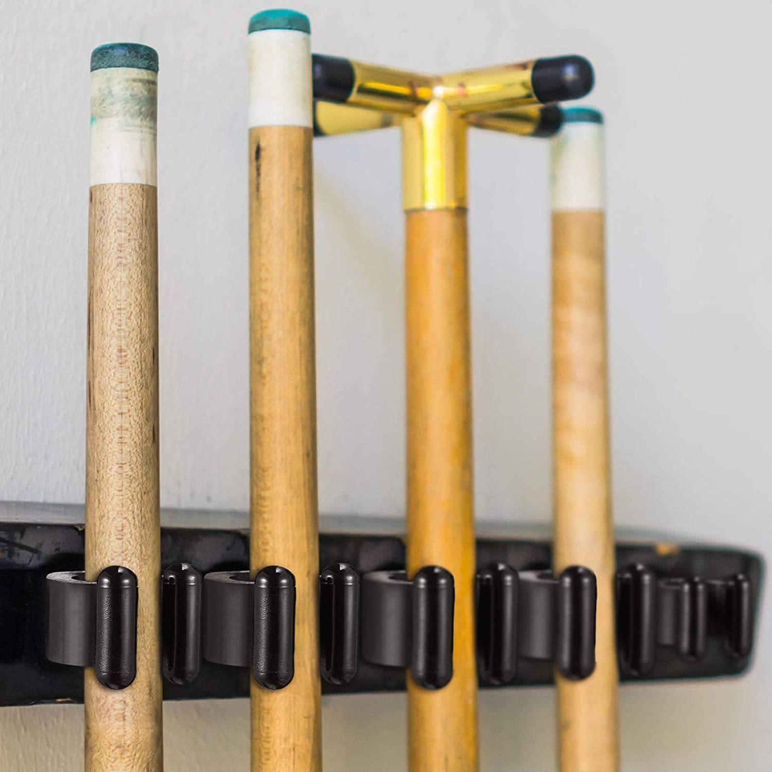 Skylety 40 Pieces Fishing Rod Clips Billiards Cue Clip Pole Rod Holder for Fishing Billiards Snooker Pool Cue Locating Supplies, Black image number 2