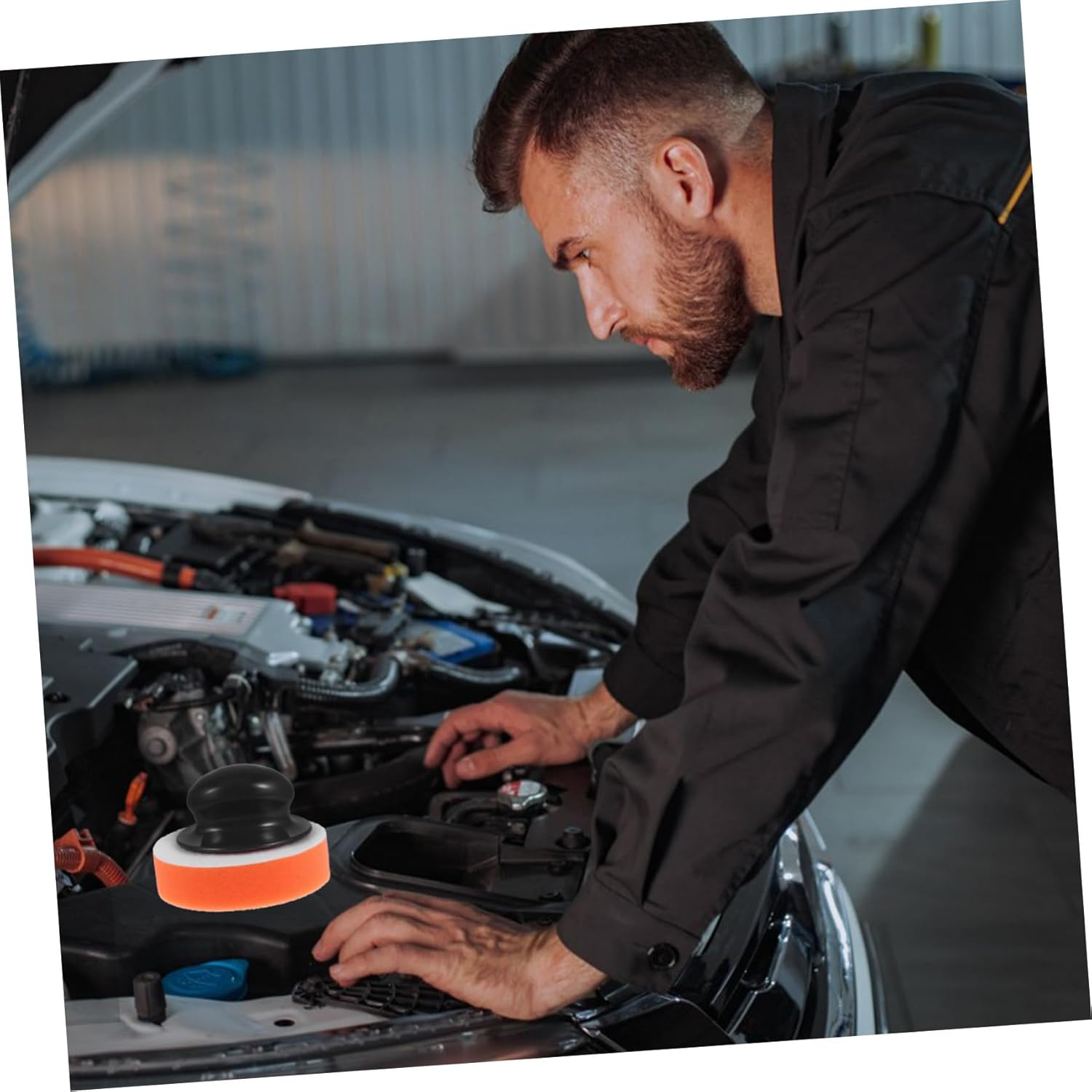 ABOOFAN Waxing Tool Manual Polishing Pads Buffing Pad Car Wax Applicator Sponge Buffing for Automotive Use image number 6