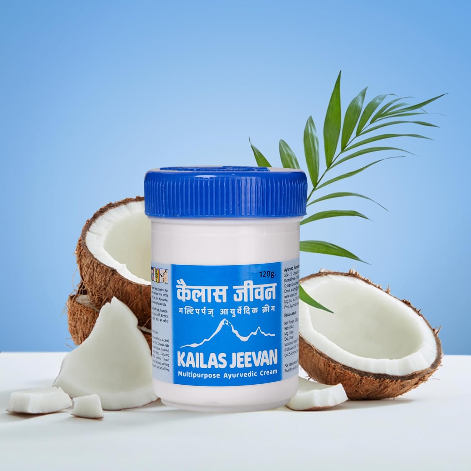 Asum, Kailas Jeevan Multipurpose Ayurvedic Cream, 120G image number 2