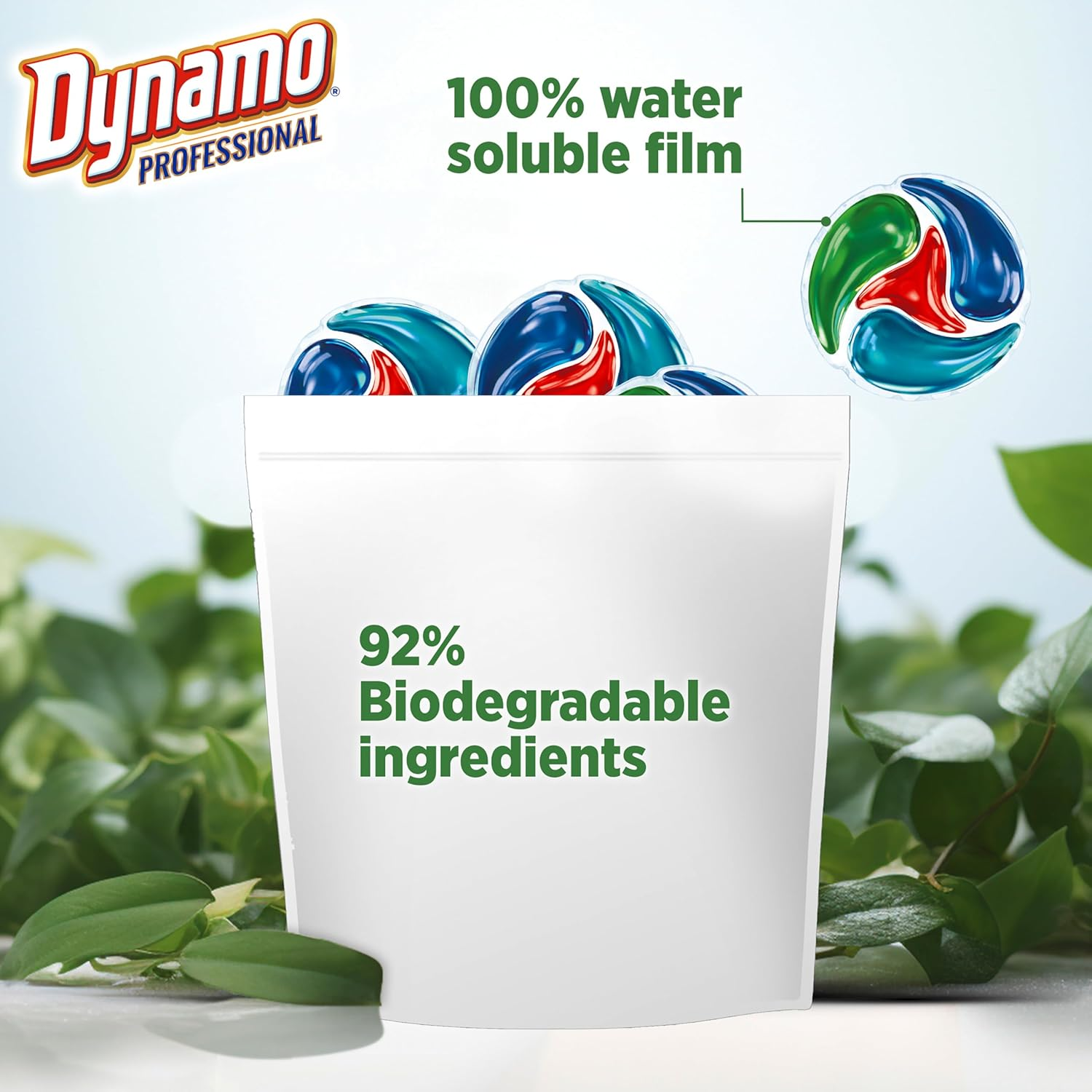 Dynamo Professional Deep Clean Oxi Laundry Detergent Discs (29 Capsules) image number 3