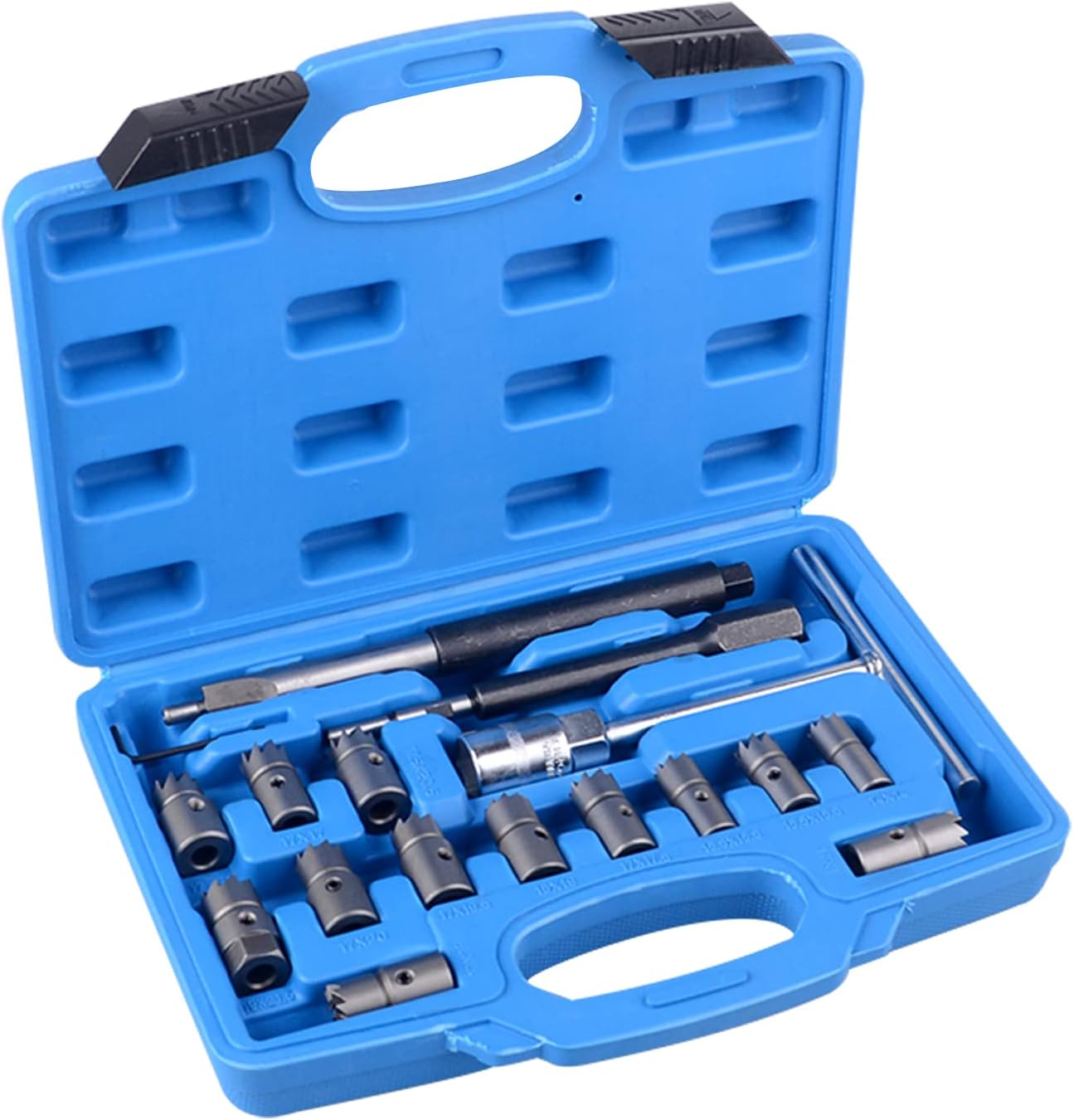 DAYUAN 17-Piece Diesel Injector Sealing Seat Tool Cutter Set Injectors Sealing Surfaces image number 4