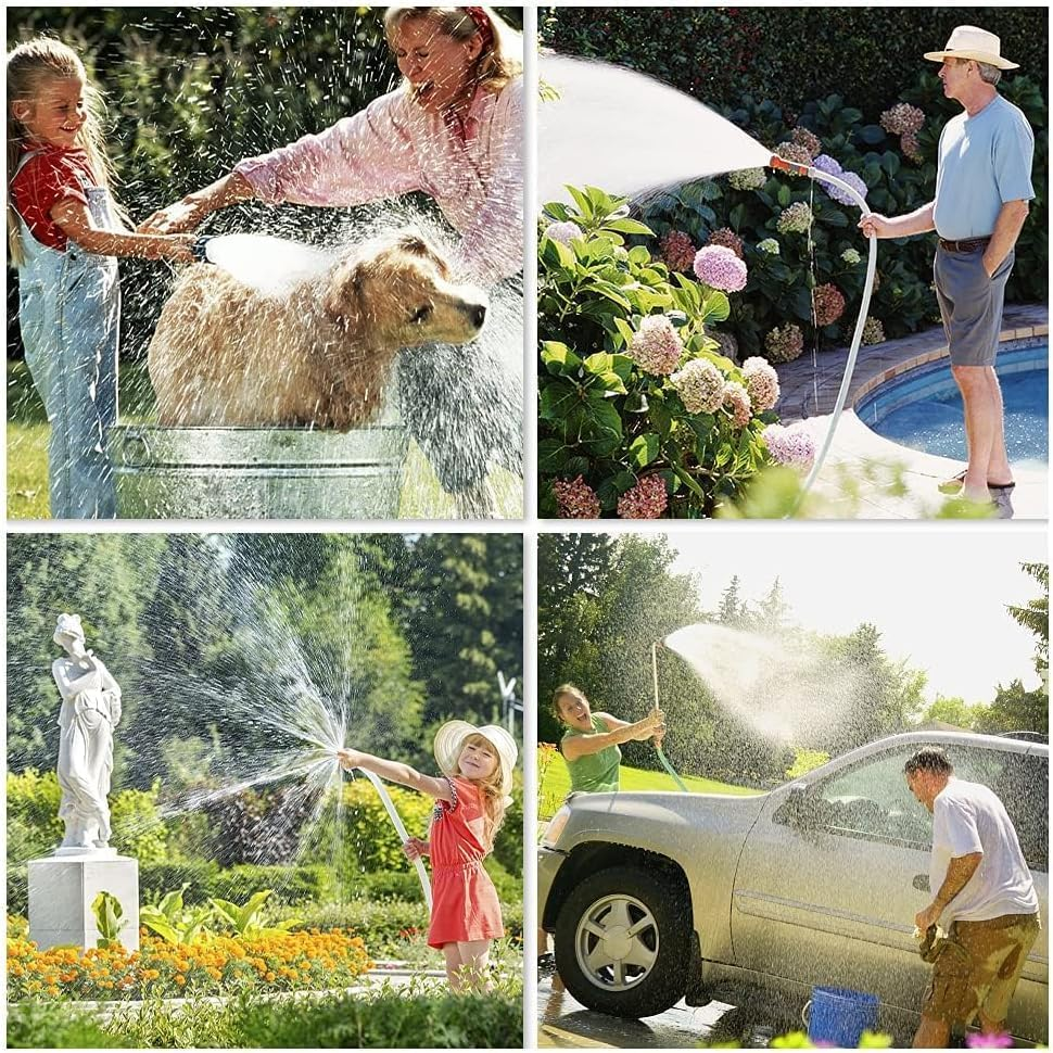 Garden Hose Splitter, 2 Way Hose Tap Connector, Hose Pipe Connector, Garden Water Pipe Connectors, Garden Hose Y-Splitter Connection with Individual On/Off Valves for Water Pipe image number 4