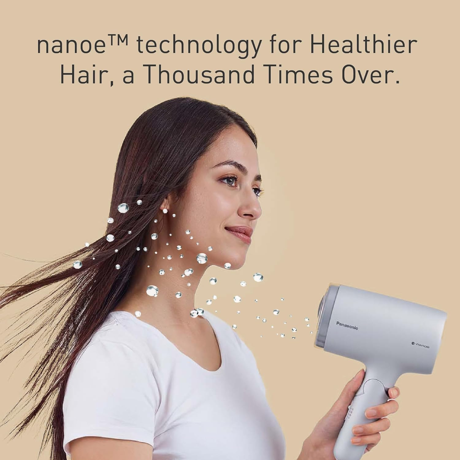 Panasonic Nanoe Hairdryer, Foldable, with Hot/Cold Modes and Quick Dry Nozzle (EH-NA7M) image number 4