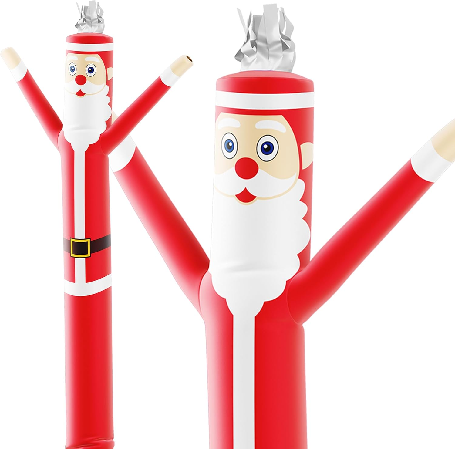 Lookourway Air Dancers Inflatable Tube Man Attachment - 10Ft Elf Wacky Waving Inflatable Tube Guy - Christmas Holiday Promotion - (No Blower)
