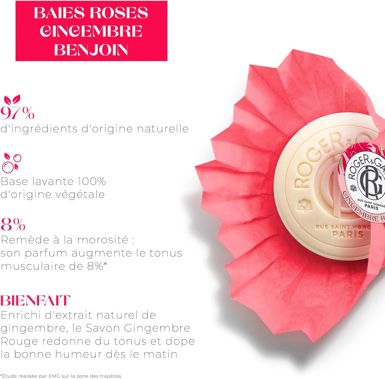 Roger & Gallet Wellbeing Soap Set - Rose for Unisex - 3 X 3.5Oz Soap image number 1