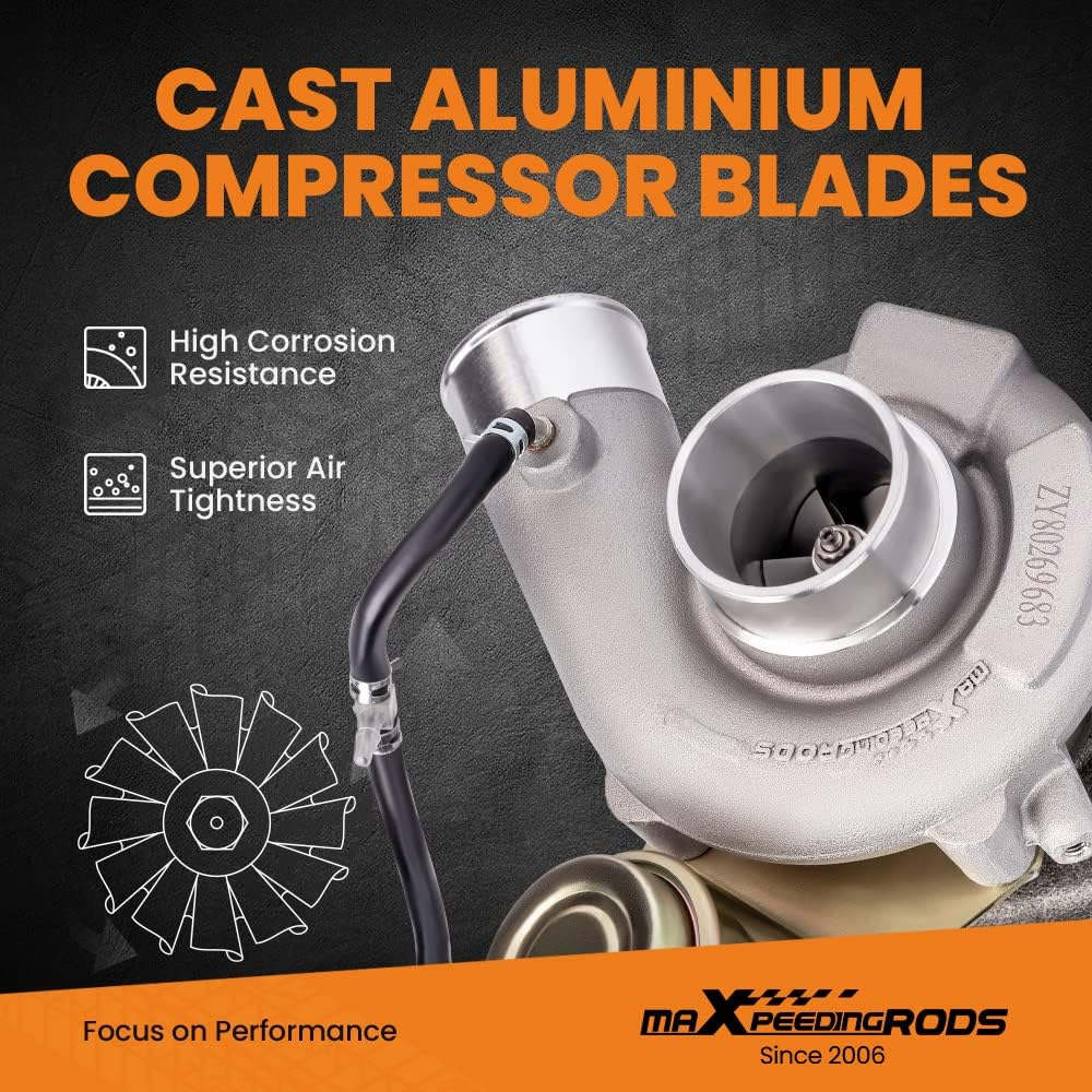 Maxpeedingrods TD04L-13T Turbo Charger for Subaru for Forester for Impreza for WRX 2002-2007 for Saab 9-2X 49377-04300 Turbocharger [] image number 4