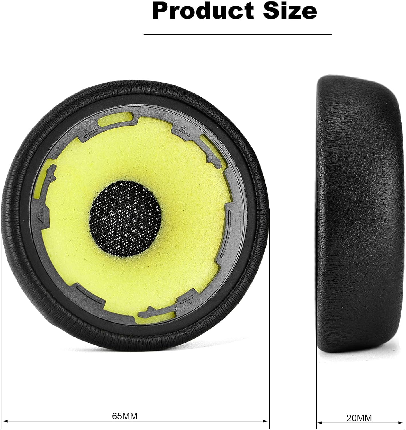 Replacement Ear Pads Cushions Cover Repair Parts Compatible with Jabra Evolve 75 75+ / 75 UC / 75MS image number 6