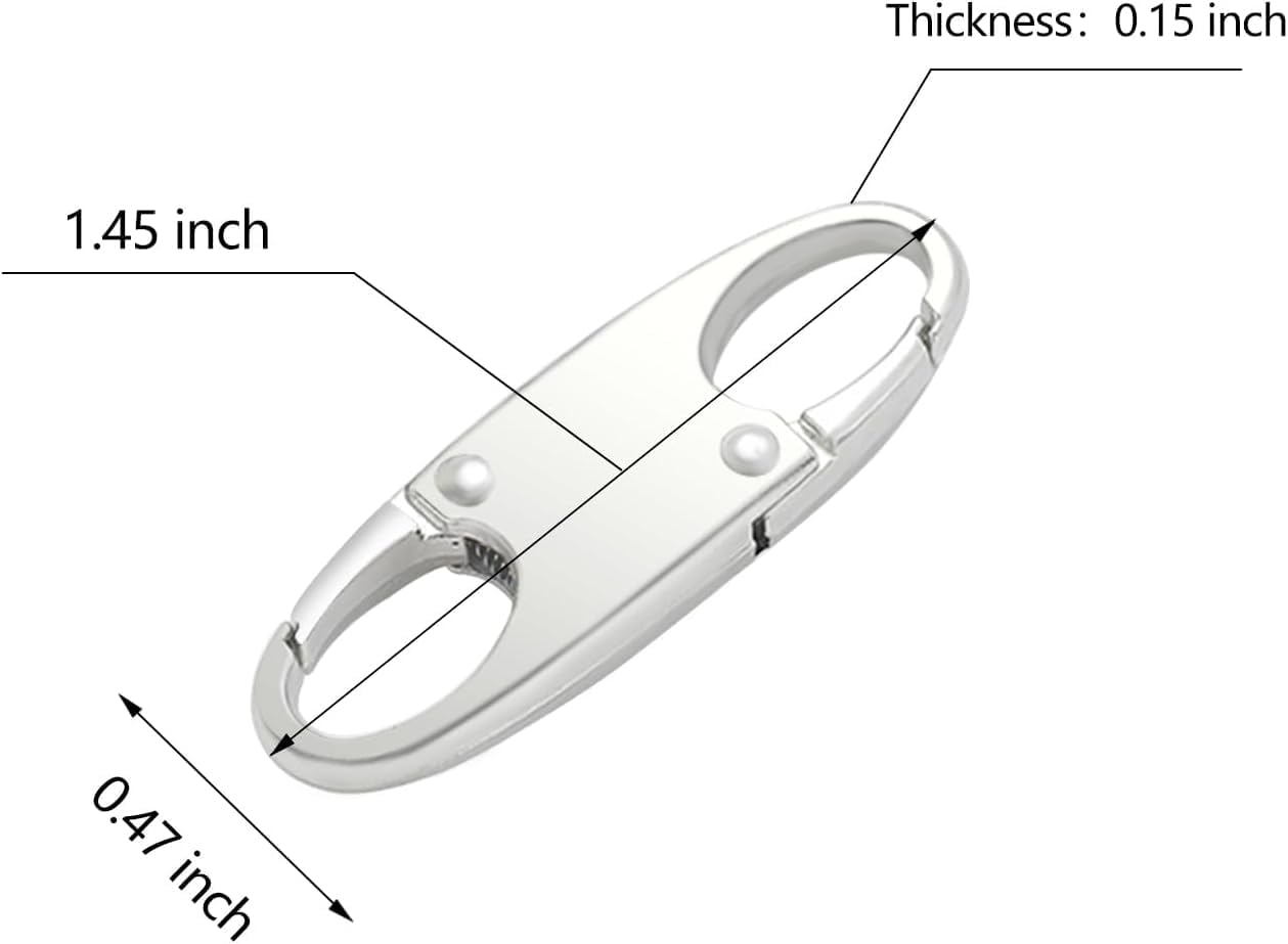 6PCS Zipper Clips anti Theft, Double Zipper Replacement Accessories for Enhanced Security, Ideal for Luggage, Backpacks, and Travel Gear image number 2