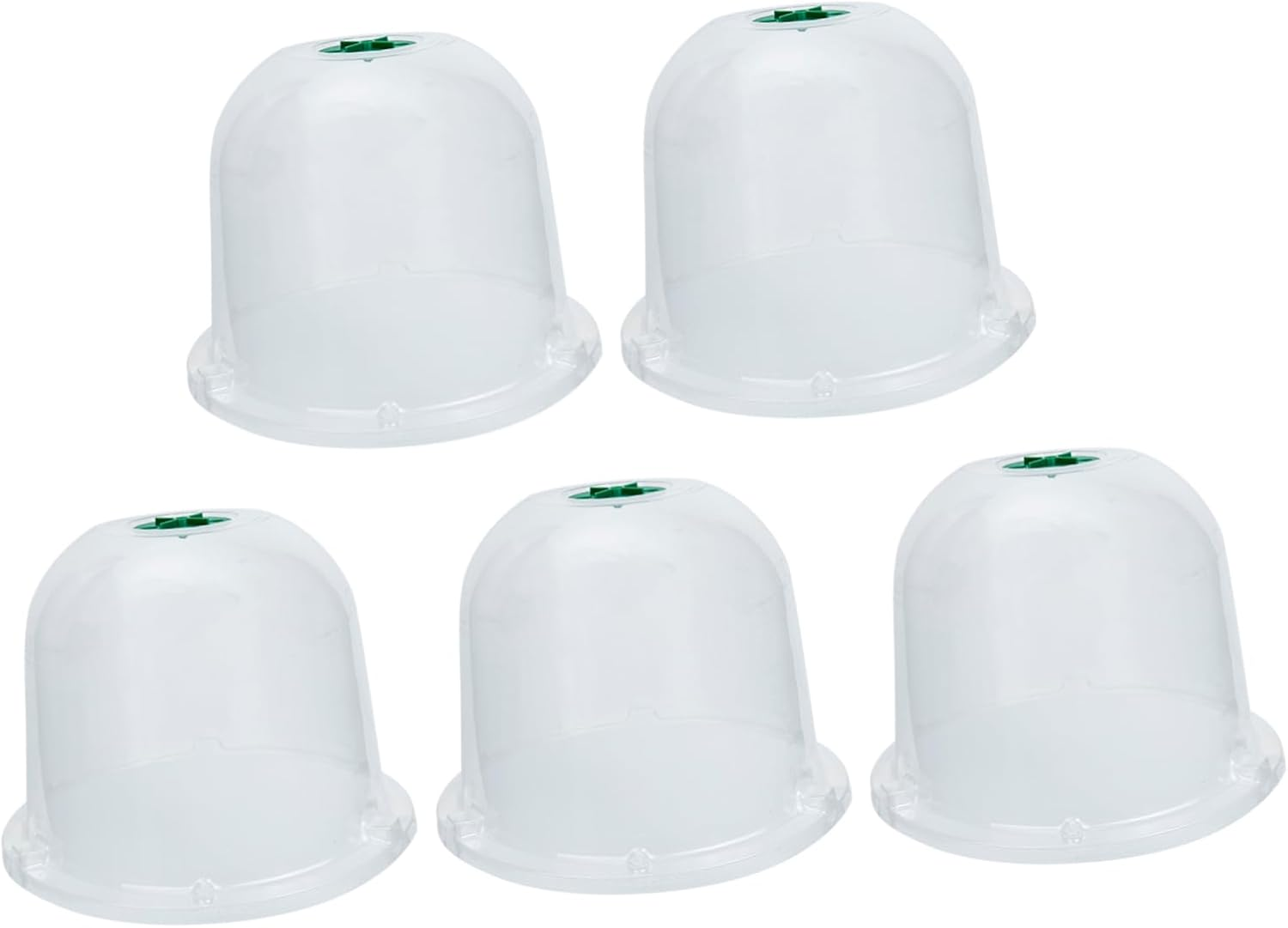 Toddmomy 5Pcs Reusable Plant Transparent Greenhouse Dome for Outdoor Plants Easy to Install for Harsh Weather Conditions image number 1