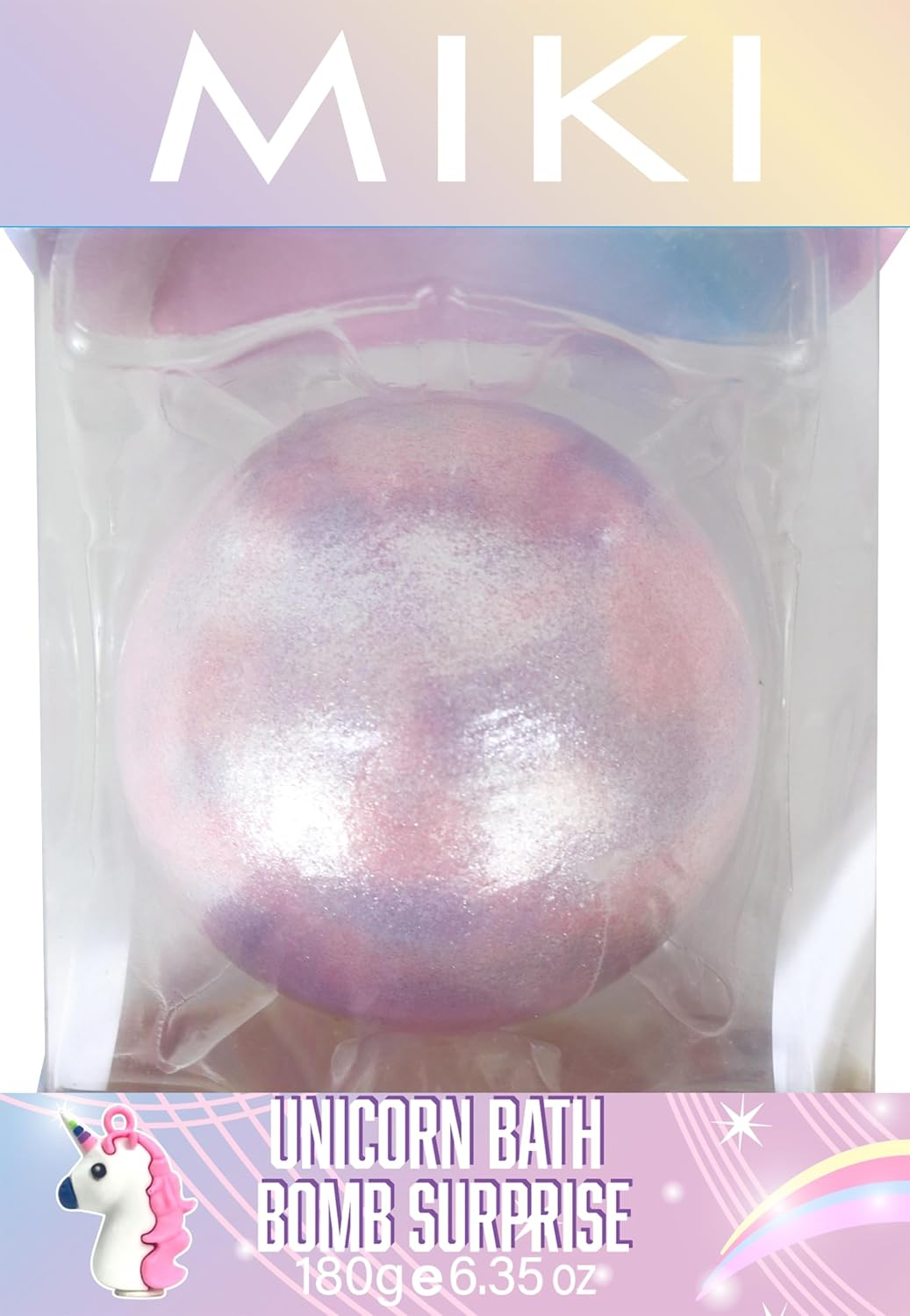 MIKI Unicorn Shimmer Bath Bomb 180 G