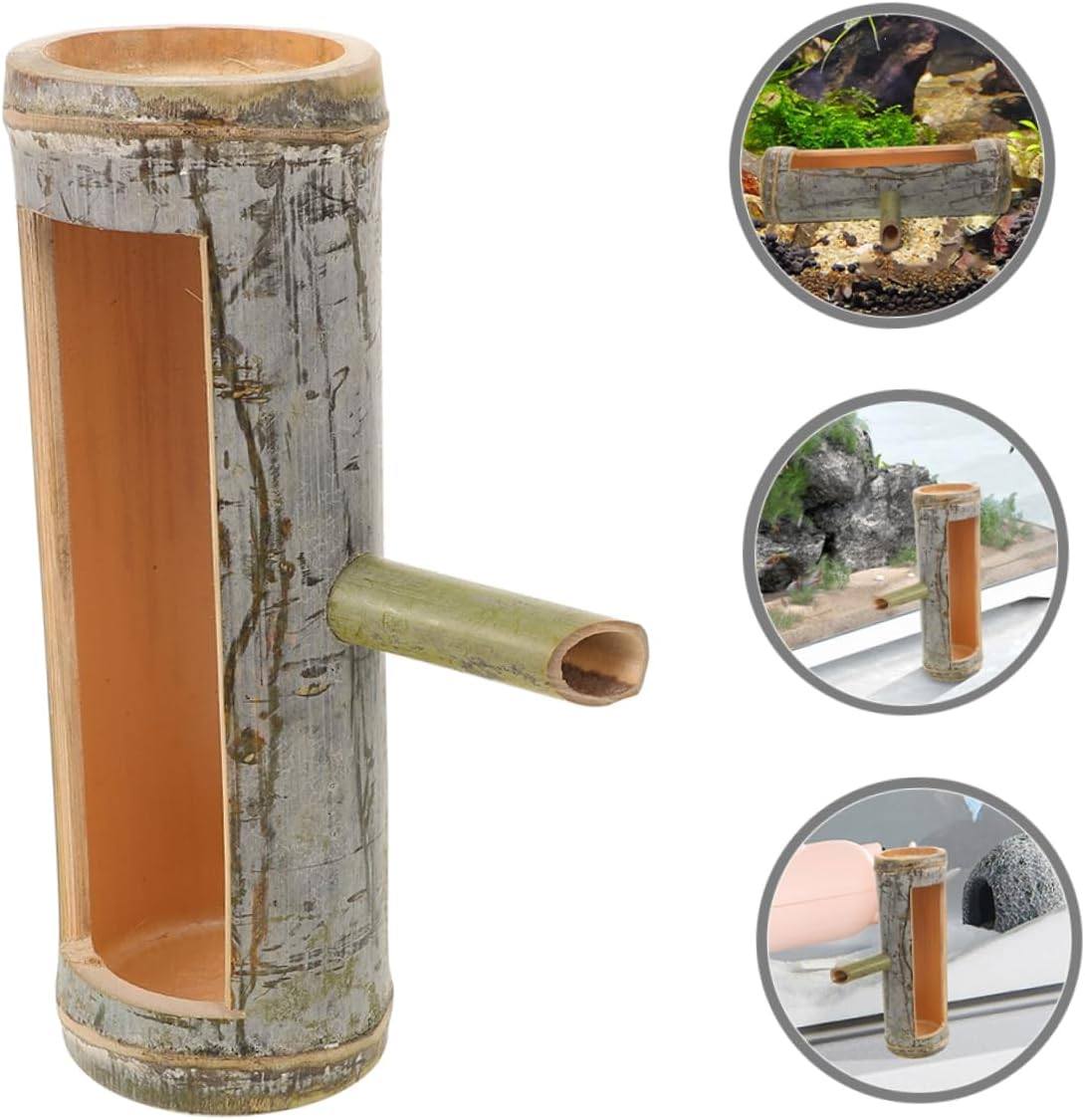 Generic Bamboo Water Accessories Japanese Decor Bamboo Garden Fountain Pond Bamboo Water Feature Natural Bamboo Water Feature Japanese Garden Fountain Bamboo Water Fountain image number 4