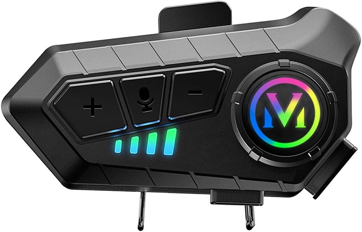 Gorise Split Motorcycle Helmet Bluetooth Headset 5.3 Chip Compatible with a Variety of Motorcycle Helmets image number 6