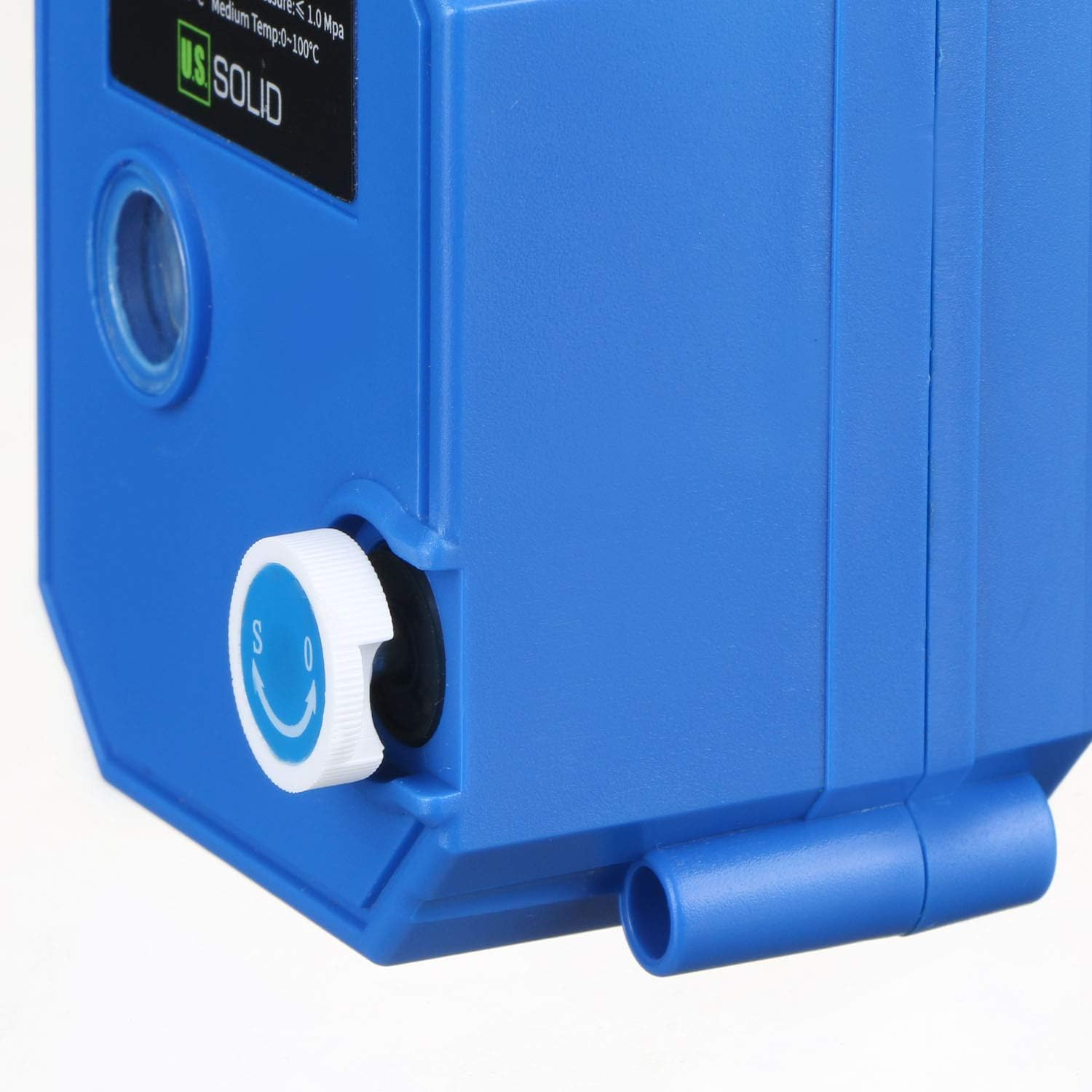 U.S. Solid Motorized Ball Valve- 3/4 Brass Ball Valve with Manual Function, Standard Port, 9-24V AC/DC and 2 Wire Auto Return Setup By image number 3