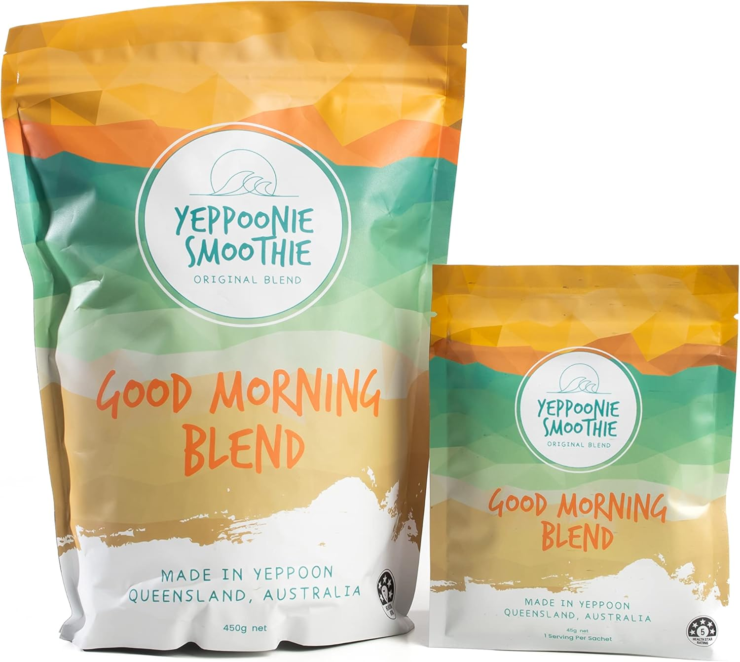 Yeppoonie Smoothie Aussie Plant Based Goodness - Good Morning Blend - 450G image number 6