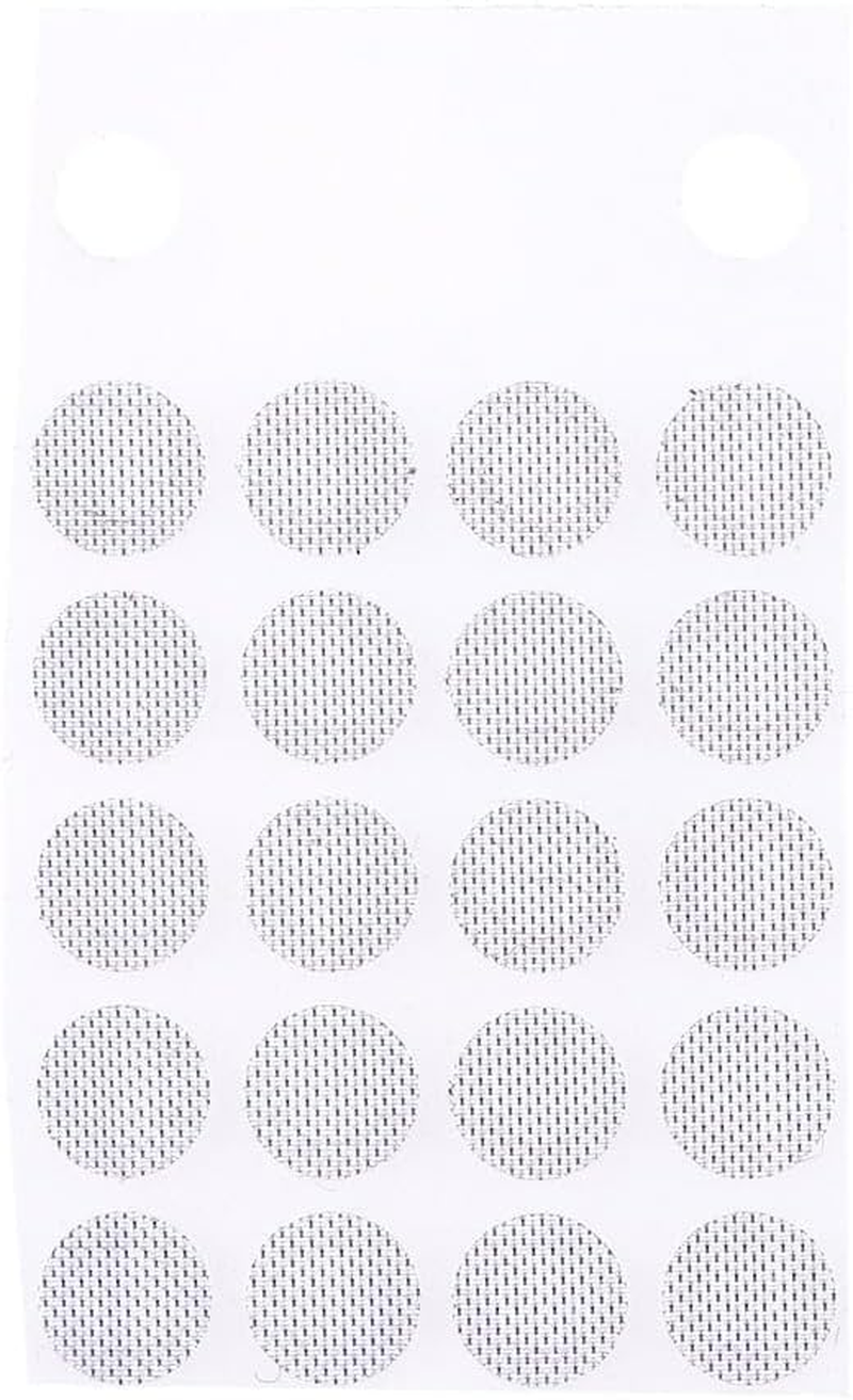 Squarezhenbo 20 Pieces Dust Network Shell Steel Mesh Sound Outlet In-Ear Dustproof Headphone Mesh Filter 4Mm Headphone Parts White image number 1