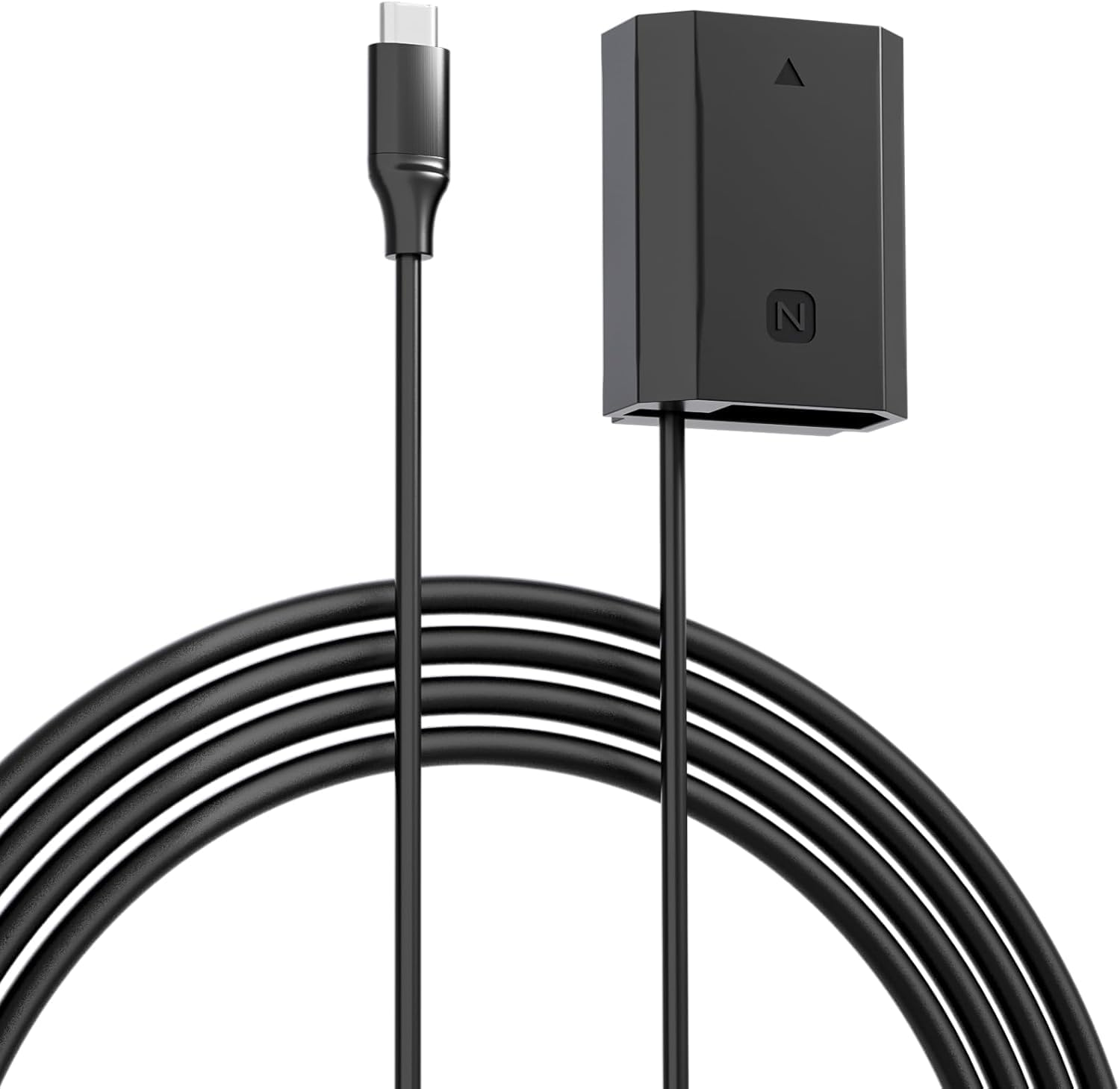 F1TP USB-C NP-FZ100 Dummy Battery Type-C Power Cord Kit Replace ACK-FZ100 Coupler for Sony Alpha 9 A9 A9 II A9R A9S A6600 A7C A7III A7S III A7RIII A7R IV ... image number 3