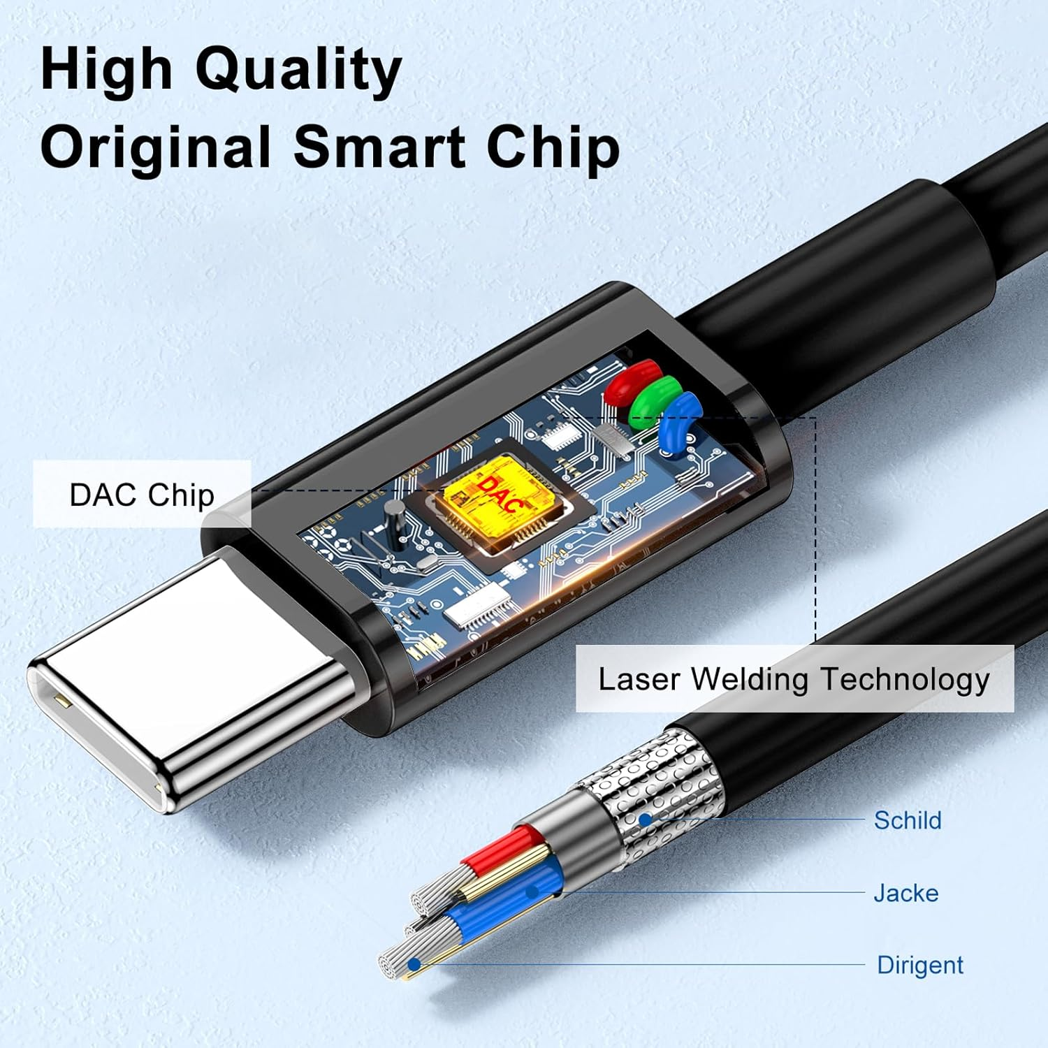 USB C Headphones for Iphone 16 15,Wired Earphones with Mic & Volume Control,Wired Headphones for Samsung S23 FE S22 S21 S20 A53 A54,Hifi Stereo Earbuds for Ipad Pro Pixel 7/6/6A/5/4 Oneplus 9 8（Black） image number 5